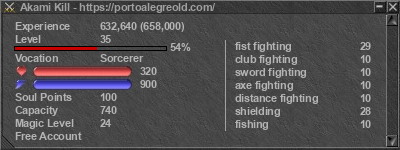 Signature for player Akami Kill