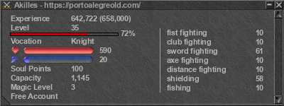 Signature for player Akilles