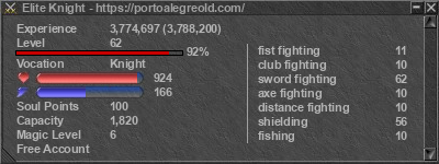 Signature for player Elite Knight