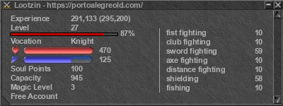 Signature for player Lootzin