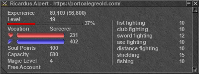 Signature for player Ricardus Alpert