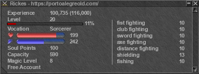 Signature for player Rickes