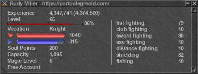 Signature for player Rudy Miller