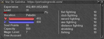 Signature for player Voz De Galinha